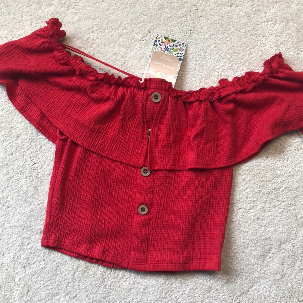 Size small off the shoulder top